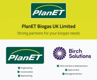 Planet-Biogas.co.uk(PlanET Biogas) Screenshot