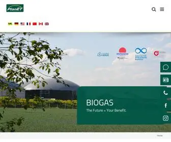 Planet-Biogas.de(PlanET Biogastechnik GmbH) Screenshot