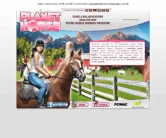 Planet-Horse-Online.com(Planet Horse Online) Screenshot