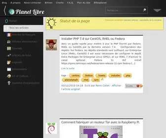 Planet-Libre.org(Planet Libre) Screenshot