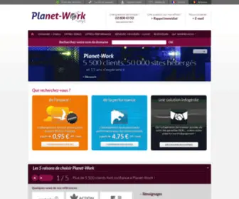 Planet-Work.be(Hébergement tout inclus) Screenshot