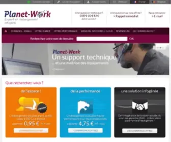 Planet-Work.fr(Hébergement tout inclus) Screenshot