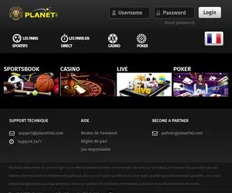 Planet1X2.com(Paris Sportif) Screenshot