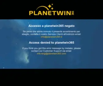 Planet365Win.com(Planetwin365) Screenshot