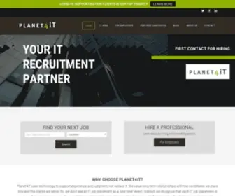 Planet4IT.com(Find IT and Digital Jobs in Toronto) Screenshot