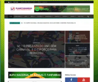 Planetabandas.com.br(Portal de notícias) Screenshot