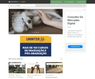 Planetacan.com(Servicios Caninos) Screenshot