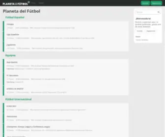 Planetadelfutbol.com(Liga española) Screenshot