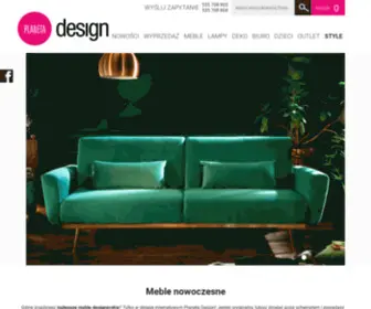 Planetadesign.pl(Nowoczesne Meble Designerskie ★ Akcesoria Dekoracyjne) Screenshot