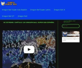Planetadragonball.com(Planeta Dragon Ball) Screenshot