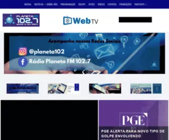 Planetafm.com.br(Planeta FM) Screenshot