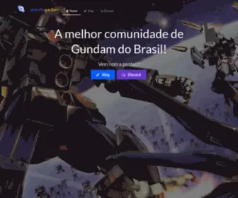 Planetagundam.com(Planeta Gundam) Screenshot