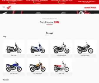 Planetahonda.com.br(Honda Planeta Motos) Screenshot