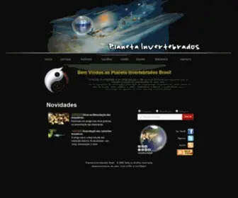 Planetainvertebrados.com.br(Planeta Invertebrados Brasil) Screenshot