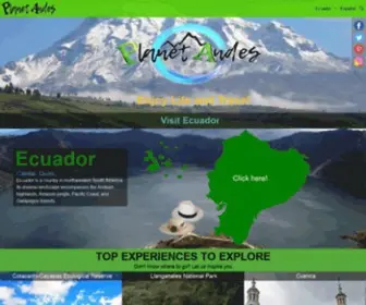 Planetandes.com(Travel Guides & Travel Information) Screenshot