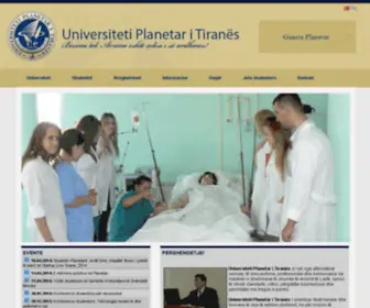 Planetar.edu.al(Universiteti) Screenshot