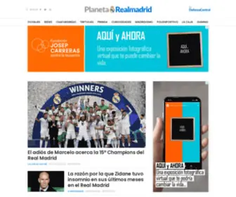 Planetarealmadrid.com(Planeta Real Madrid) Screenshot