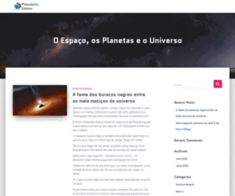 Planetariodorio.com.br(Planetário Online) Screenshot