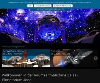 Planetarium-Jena.de(Zeiss-Planetarium Jena) Screenshot
