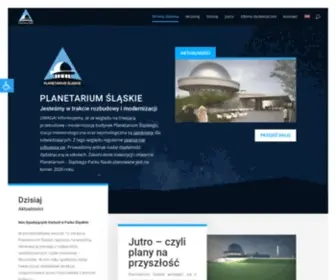 Planetarium.edu.pl(Planetarium Śląskie) Screenshot