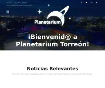 Planetariumtorreon.com(Torreón) Screenshot