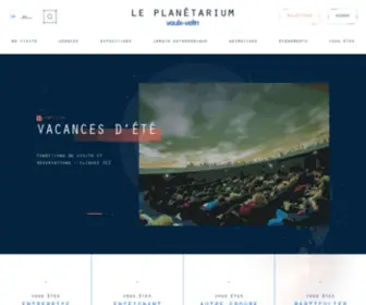 Planetariumvv.com(Planétarium de Vaulx) Screenshot