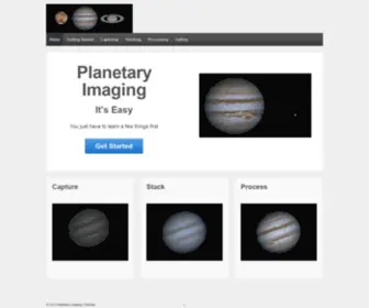 Planetaryimagingtutorials.com(Planetary Imaging Tutorials) Screenshot