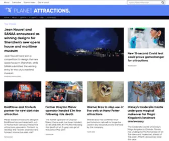 Planetattractions.com(Theme park) Screenshot