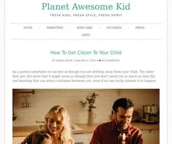 Planetawesomekid.com(Planet Awesome Kid) Screenshot