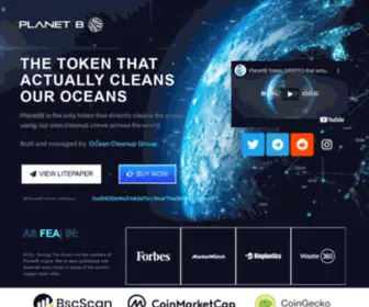 Planetb.ai(Crypto for a cleaner planet) Screenshot