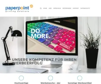 Planetbanner.de(Paperpoint printing solutions) Screenshot