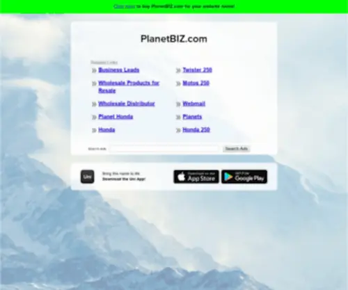 Planetbiz.com(Planet business) Screenshot