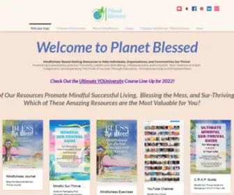 Planetblessed.org(Welcome Page) Screenshot