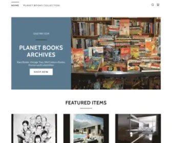 Planetbooksarchives.com(Rare Books) Screenshot