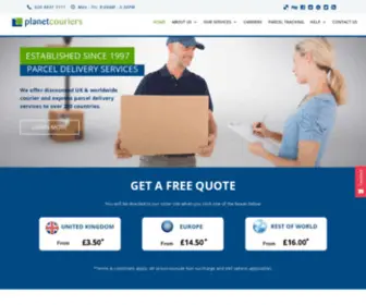 Planetcouriers.com(Your SEO optimized title) Screenshot