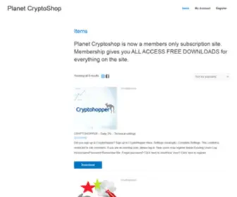 Planetcryptoshop.com(Planet CryptoShop) Screenshot