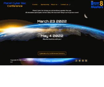 Planetcybersec.com(Planet Cyber Sec Conference) Screenshot