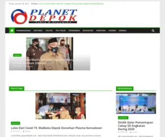 Planetdepok.com(PLANET DEPOK) Screenshot