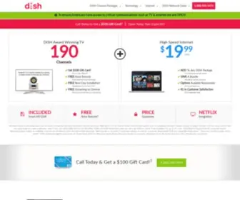 Planetdish.com(DISH Network TV Packages & Internet) Screenshot