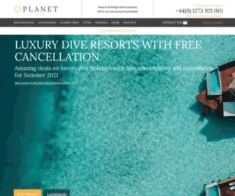 Planetdiveholidays.com(Planet dive) Screenshot