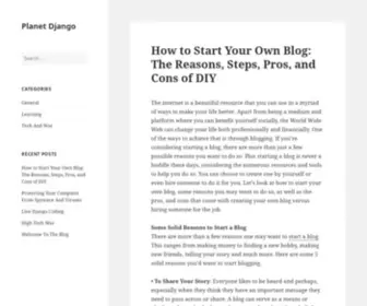Planetdjango.org(Planetdjango) Screenshot