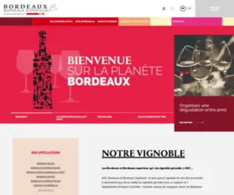 Planete-Bordeaux.fr(Vins Bordeaux & Bordeaux Supérieur) Screenshot