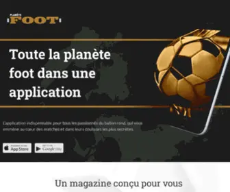 Planete-Foot.fr(Magazine Planète foot) Screenshot