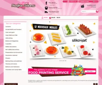 Planete-Gateau.com(PLANETE GATEAU) Screenshot