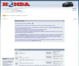 Planete-Honda.com(Planète Honda) Screenshot