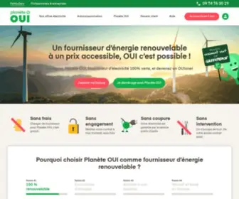 Planete-Oui.fr(Fournisseur électricité) Screenshot