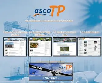 Planete-TP-Plus.com(Association pour la connaissance des Travaux publics) Screenshot