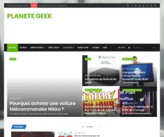 Planetegeek.fr(PLANETE GEEK) Screenshot