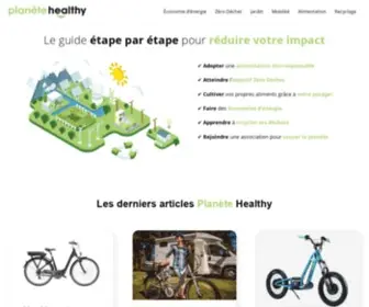 Planetehealthy.com(Planète Healthy) Screenshot