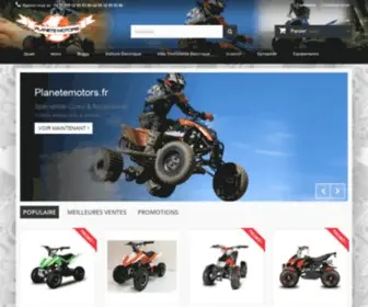 Planetemotors.fr(Vend Quad Moto Bugy Voiture Gyropode BMX Scooter) Screenshot